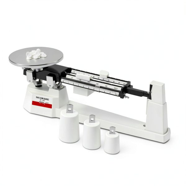 Triple Beam Scale Betteri MB-2610 with 2×1kg & 500g Weights-1