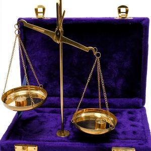 Apothecary Scale 50gm with Velvet Box ITDC Mechanical Balance-0