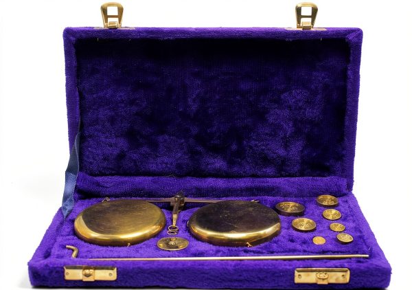 Apothecary Scale 50gm with Velvet Box ITDC Mechanical Balance-2