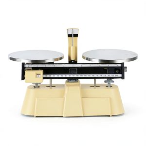 Walter Products B-400-W-O Double Pan Balance 2000g Capacity Cream-0